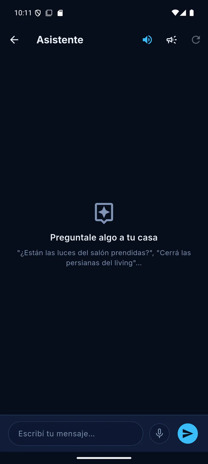 FaroHub Mobile assistant screen